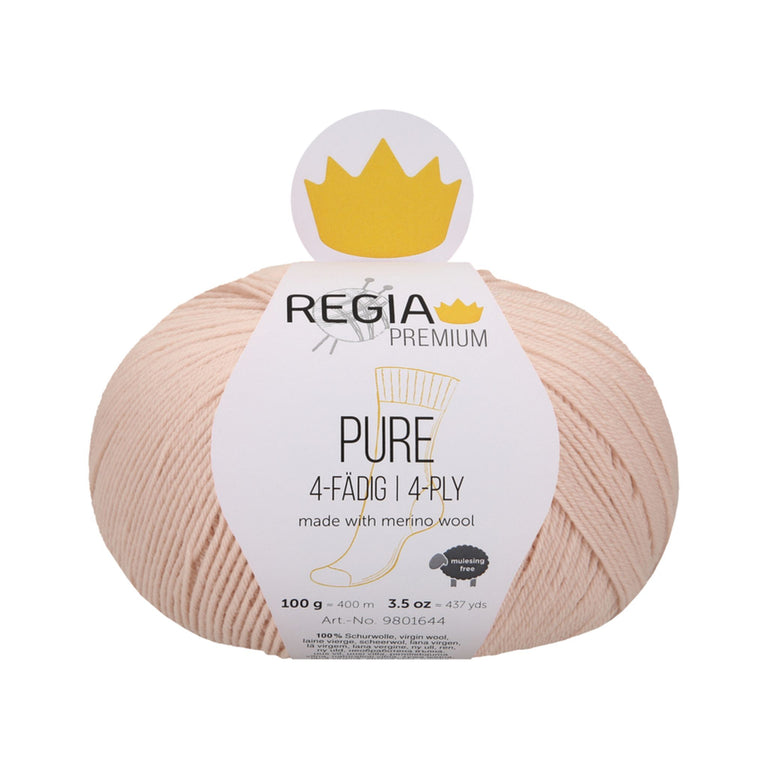 レギア 4本撚り ウール混紡 単色ソックヤーン – なないろ毛糸