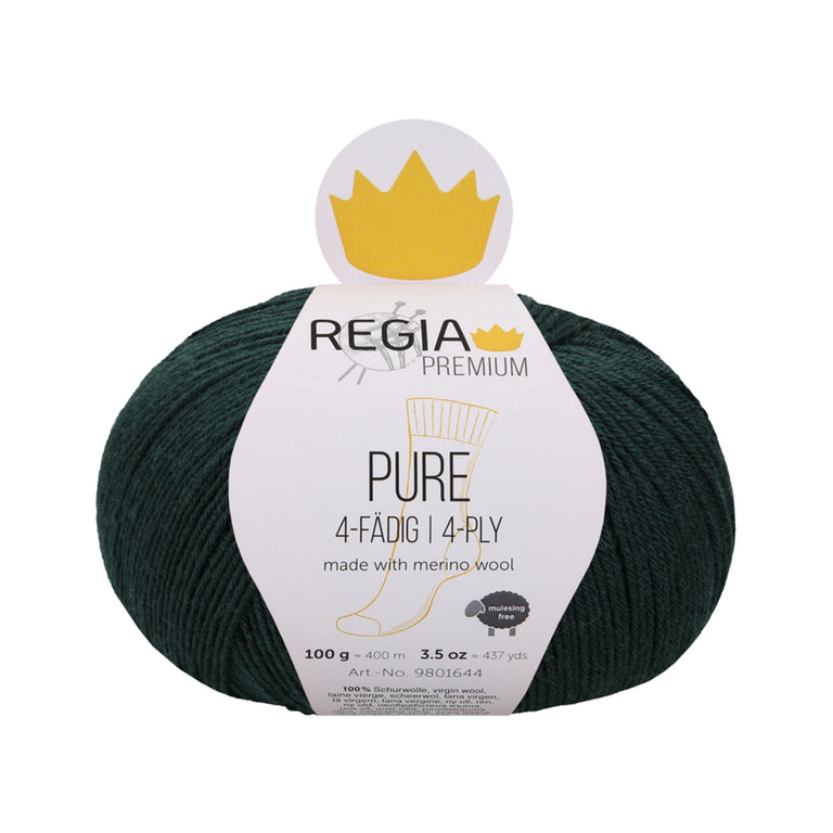 レギア 4本撚り ウール混紡 単色ソックヤーン – なないろ毛糸