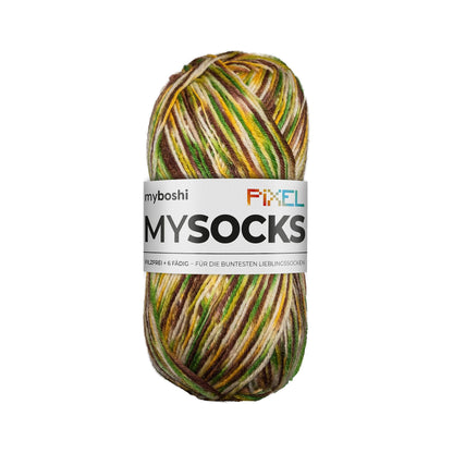 暖かさ際立つ毛糸｜マイソックス ピクセル｜myboshi：マイボウシ