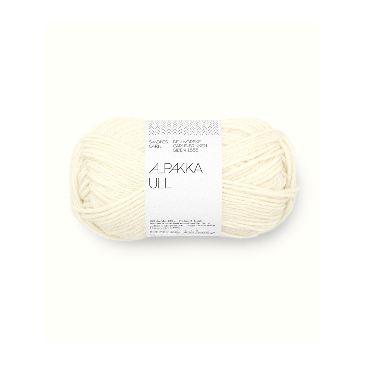 仕立て映えする上質ブレンド｜アルパカ ウール（Alpakka Ull）｜Sandnes Garn：サンネスガルン