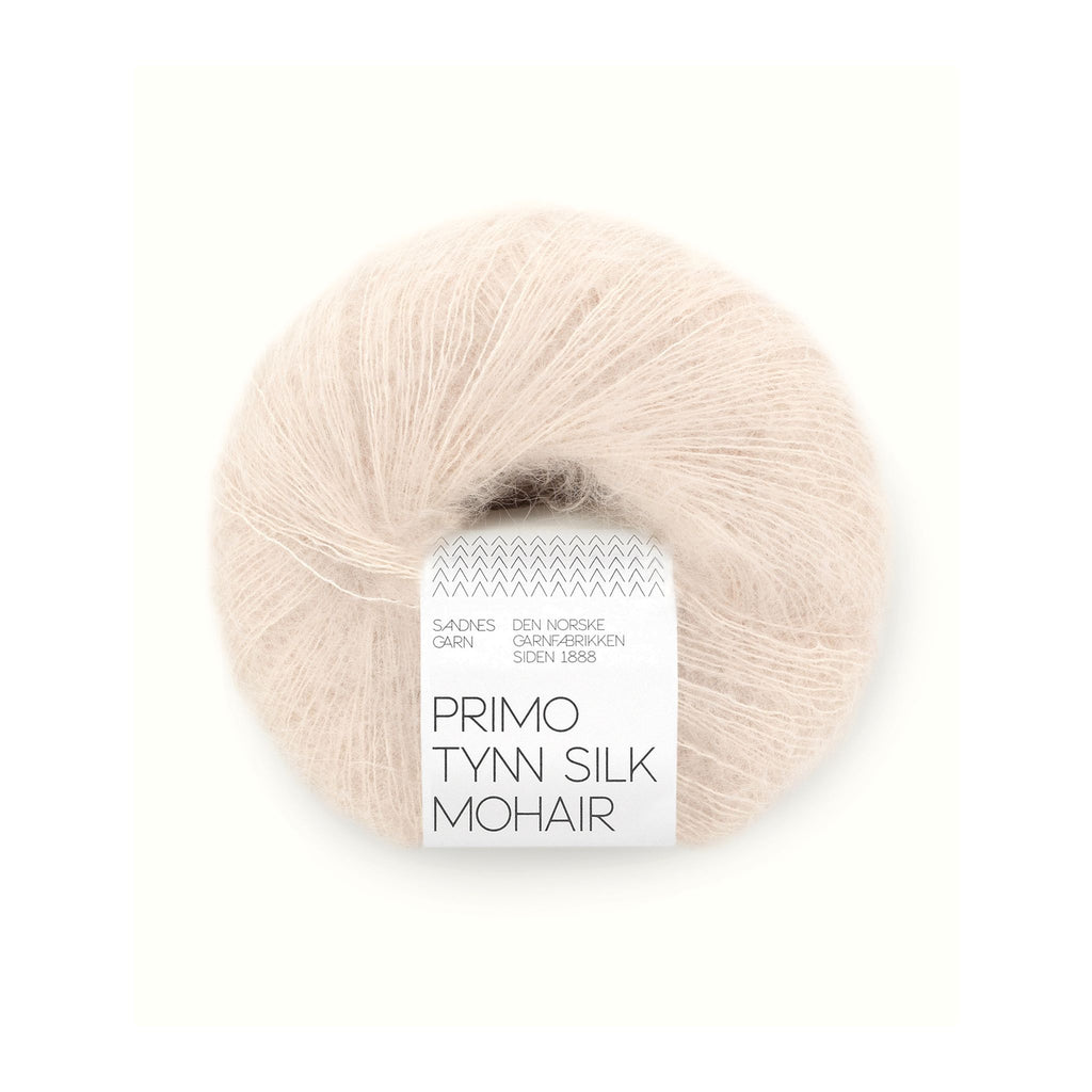 ウールを混紡していない極上モヘヤ｜プリモ ティン シルク モヘヤ｜Sandnes Garn：サンネスガルン