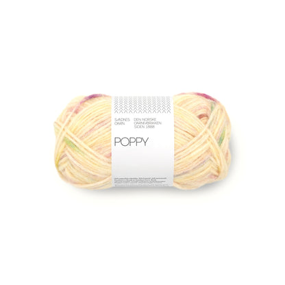 ふんわり軽やか、雲をまとうような毛糸｜ポピー｜Sandnes Garn：サンネスガルン