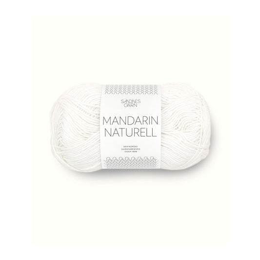毎日に寄り添う上質コットンの定番糸｜マンダリン ナチュレル｜Sandnes Garn：サンネスガルン