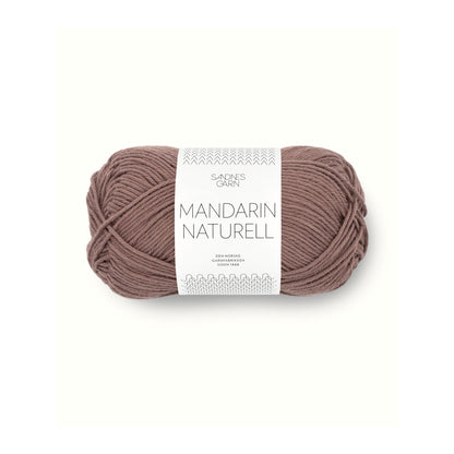 毎日に寄り添う上質コットンの定番糸｜マンダリン ナチュレル｜Sandnes Garn：サンネスガルン