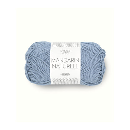 毎日に寄り添う上質コットンの定番糸｜マンダリン ナチュレル｜Sandnes Garn：サンネスガルン