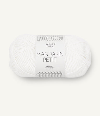 軽やかに整う精密構造の純コットン糸｜マンダリン プティ｜Sandnes Garn：サンネスガルン