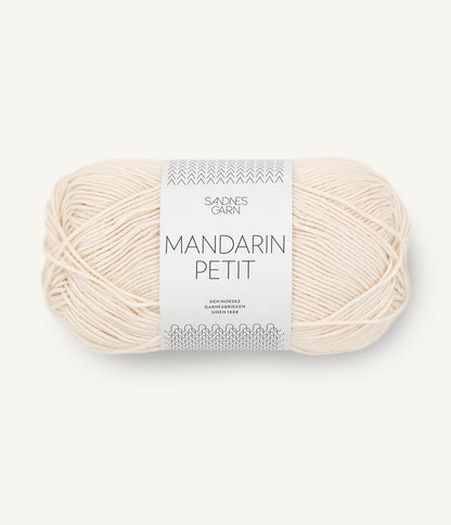軽やかに整う精密構造の純コットン糸｜マンダリン プティ｜Sandnes Garn：サンネスガルン
