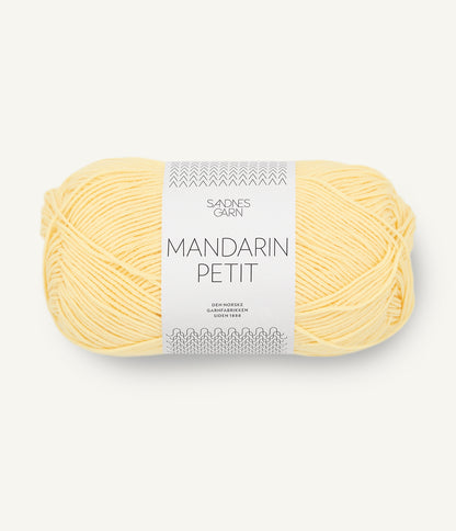 軽やかに整う精密構造の純コットン糸｜マンダリン プティ｜Sandnes Garn：サンネスガルン