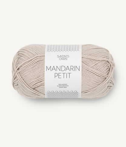 軽やかに整う精密構造の純コットン糸｜マンダリン プティ｜Sandnes Garn：サンネスガルン