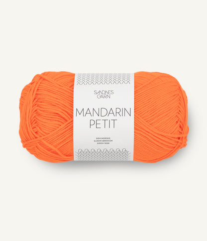 軽やかに整う精密構造の純コットン糸｜マンダリン プティ｜Sandnes Garn：サンネスガルン
