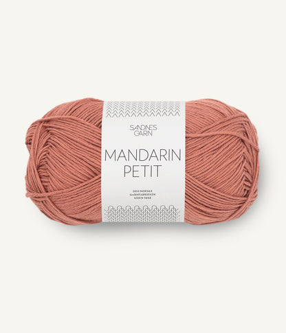 軽やかに整う精密構造の純コットン糸｜マンダリン プティ｜Sandnes Garn：サンネスガルン