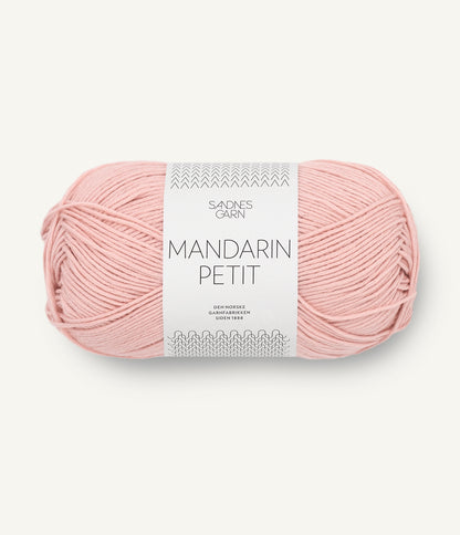 軽やかに整う精密構造の純コットン糸｜マンダリン プティ｜Sandnes Garn：サンネスガルン