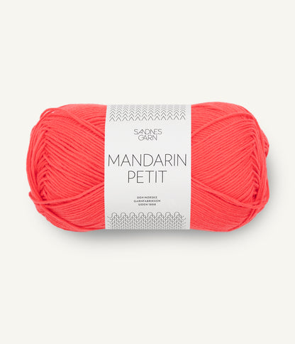 軽やかに整う精密構造の純コットン糸｜マンダリン プティ｜Sandnes Garn：サンネスガルン