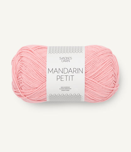 軽やかに整う精密構造の純コットン糸｜マンダリン プティ｜Sandnes Garn：サンネスガルン