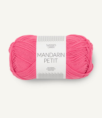 軽やかに整う精密構造の純コットン糸｜マンダリン プティ｜Sandnes Garn：サンネスガルン
