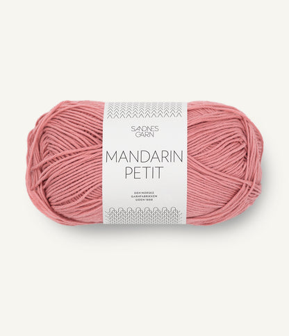軽やかに整う精密構造の純コットン糸｜マンダリン プティ｜Sandnes Garn：サンネスガルン