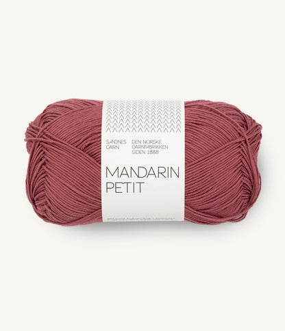 軽やかに整う精密構造の純コットン糸｜マンダリン プティ｜Sandnes Garn：サンネスガルン