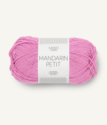 軽やかに整う精密構造の純コットン糸｜マンダリン プティ｜Sandnes Garn：サンネスガルン