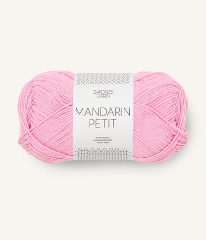 軽やかに整う精密構造の純コットン糸｜マンダリン プティ｜Sandnes Garn：サンネスガルン