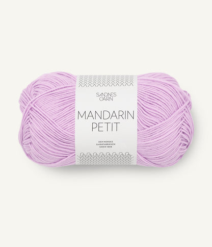 軽やかに整う精密構造の純コットン糸｜マンダリン プティ｜Sandnes Garn：サンネスガルン