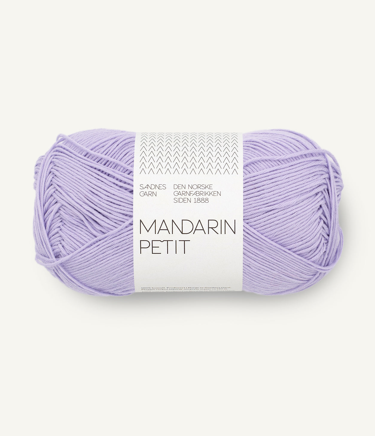 軽やかに整う精密構造の純コットン糸｜マンダリン プティ｜Sandnes Garn：サンネスガルン