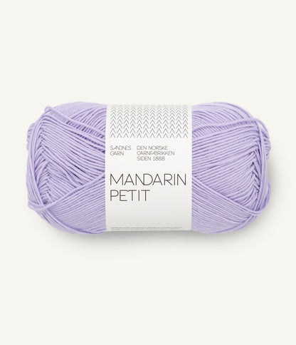 軽やかに整う精密構造の純コットン糸｜マンダリン プティ｜Sandnes Garn：サンネスガルン