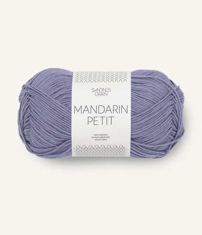軽やかに整う精密構造の純コットン糸｜マンダリン プティ｜Sandnes Garn：サンネスガルン