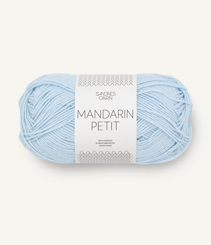 軽やかに整う精密構造の純コットン糸｜マンダリン プティ｜Sandnes Garn：サンネスガルン