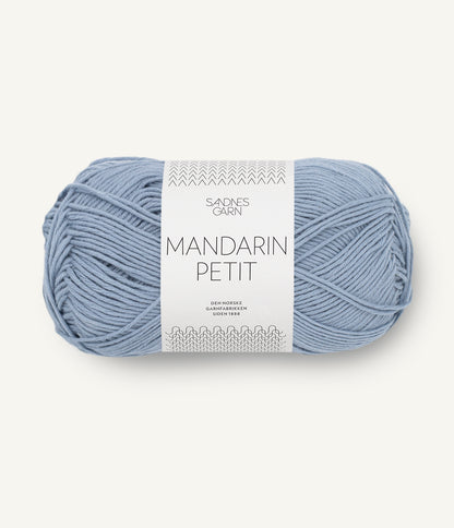 軽やかに整う精密構造の純コットン糸｜マンダリン プティ｜Sandnes Garn：サンネスガルン