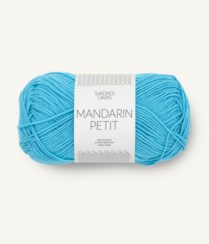 軽やかに整う精密構造の純コットン糸｜マンダリン プティ｜Sandnes Garn：サンネスガルン