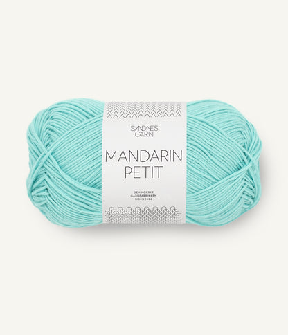 軽やかに整う精密構造の純コットン糸｜マンダリン プティ｜Sandnes Garn：サンネスガルン