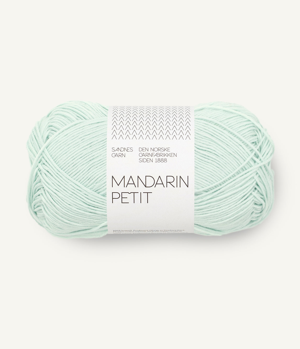 軽やかに整う精密構造の純コットン糸｜マンダリン プティ｜Sandnes Garn：サンネスガルン