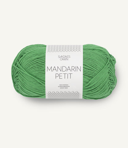 軽やかに整う精密構造の純コットン糸｜マンダリン プティ｜Sandnes Garn：サンネスガルン