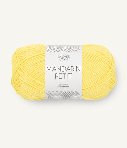 軽やかに整う精密構造の純コットン糸｜マンダリン プティ｜Sandnes Garn：サンネスガルン