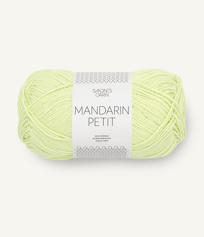 軽やかに整う精密構造の純コットン糸｜マンダリン プティ｜Sandnes Garn：サンネスガルン
