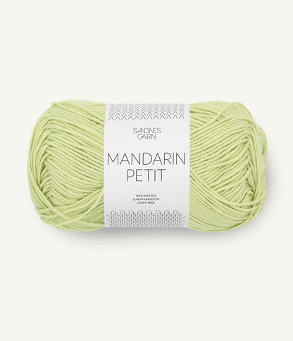 軽やかに整う精密構造の純コットン糸｜マンダリン プティ｜Sandnes Garn：サンネスガルン