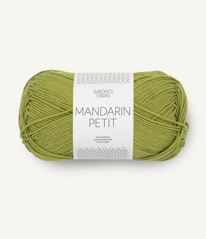 軽やかに整う精密構造の純コットン糸｜マンダリン プティ｜Sandnes Garn：サンネスガルン