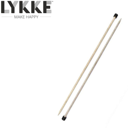 LYKKE：リッケ 棒針(玉付き針) ドリフトウッド 25cm & 30cm & 35cm