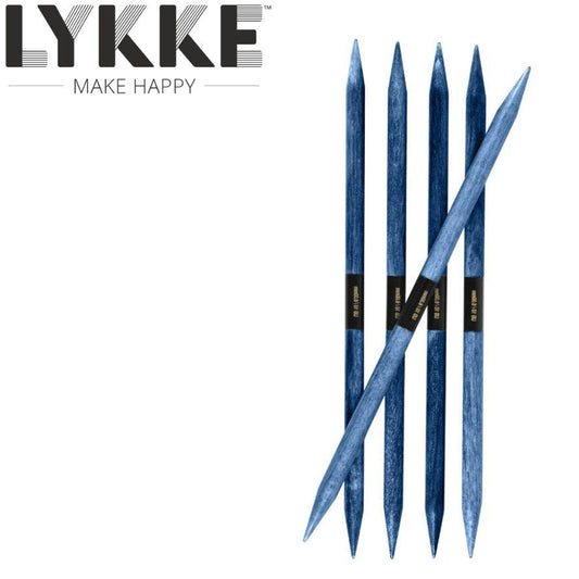 LYKKE：リッケ 5本針 インディゴ 15cm