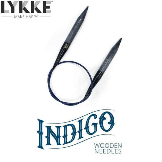 LYKKE：リッケ 輪針 インディゴ 30~100 cm