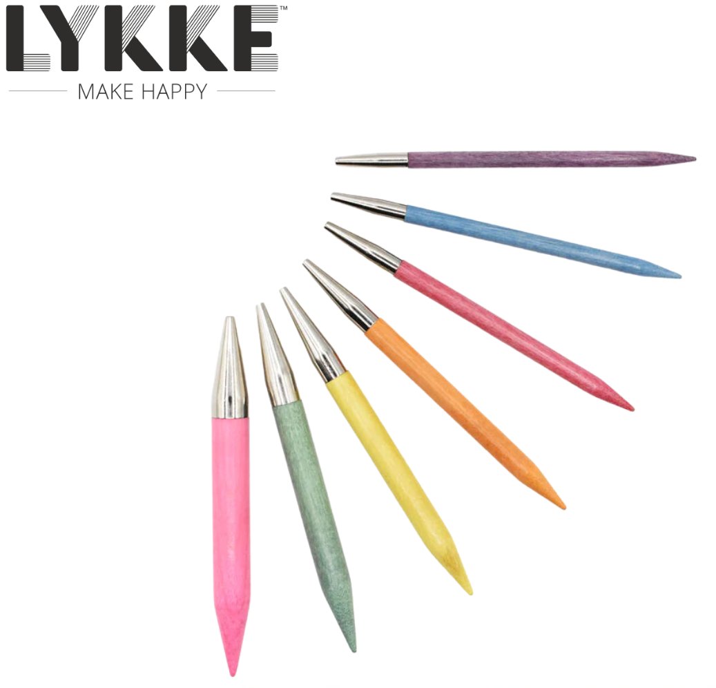 LYKKE：リッケ 付け替え針 針先 カラー 9cm & 13cm 3.25mm-12.00mm