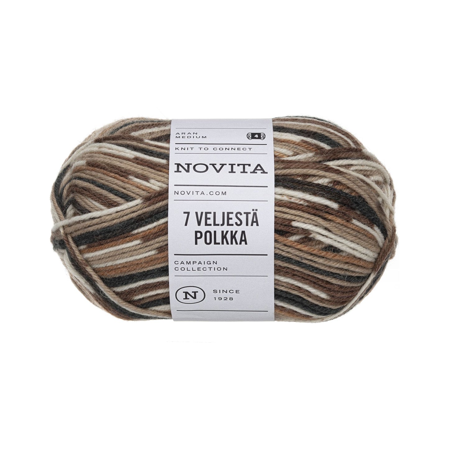 色が踊る、フィンランドの靴下毛糸｜セブンブラザーズ ポルカ｜Novita：ノヴィータ