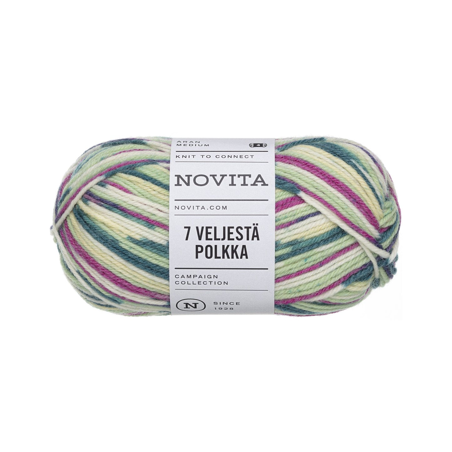 色が踊る、フィンランドの靴下毛糸｜セブンブラザーズ ポルカ｜Novita：ノヴィータ