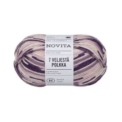 色が踊る、フィンランドの靴下毛糸｜セブンブラザーズ ポルカ｜Novita：ノヴィータ
