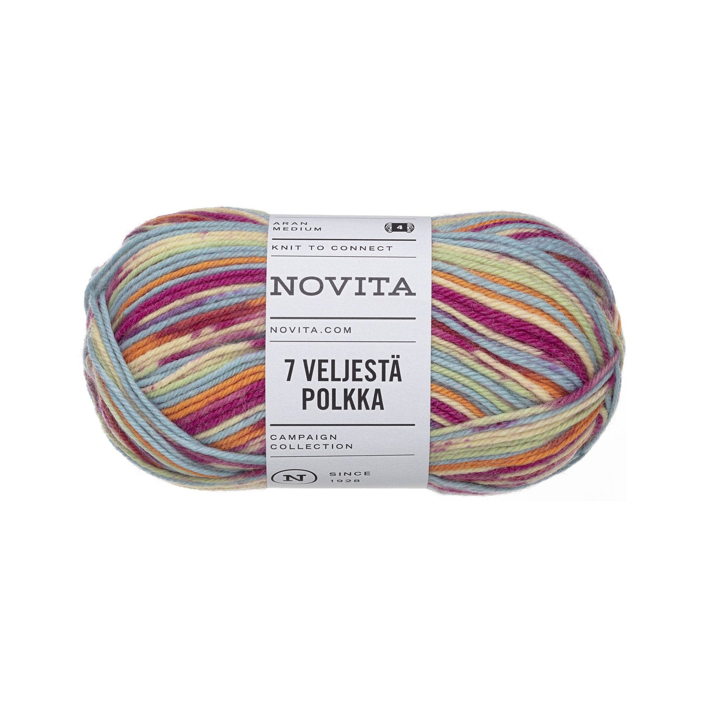 色が踊る、フィンランドの靴下毛糸｜セブンブラザーズ ポルカ｜Novita：ノヴィータ