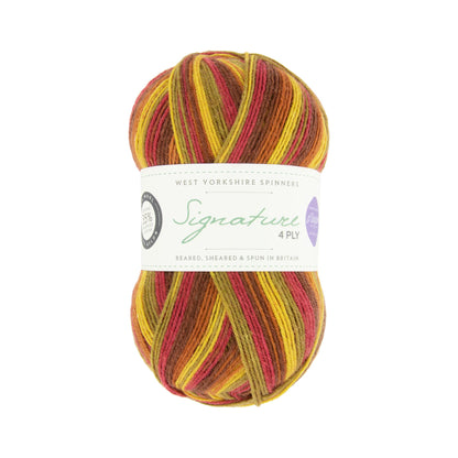日常の色彩を編む大人の4plyソックヤーン｜シグネチャー 4ply ウィンウィック・マム｜West Yorkshire Spinners：ウエストヨークシャースピナーズ
