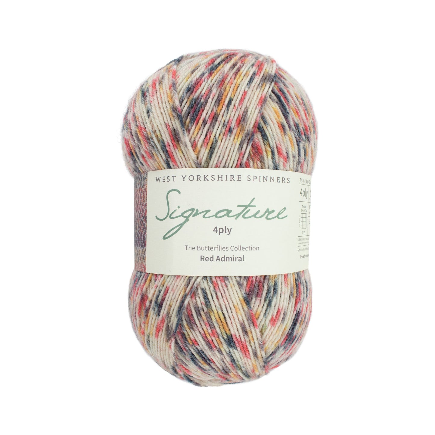 英国の蝶を編む｜シグネチャー 4ply バタフライ｜West Yorkshire Spinners：ウエストヨークシャースピナーズ