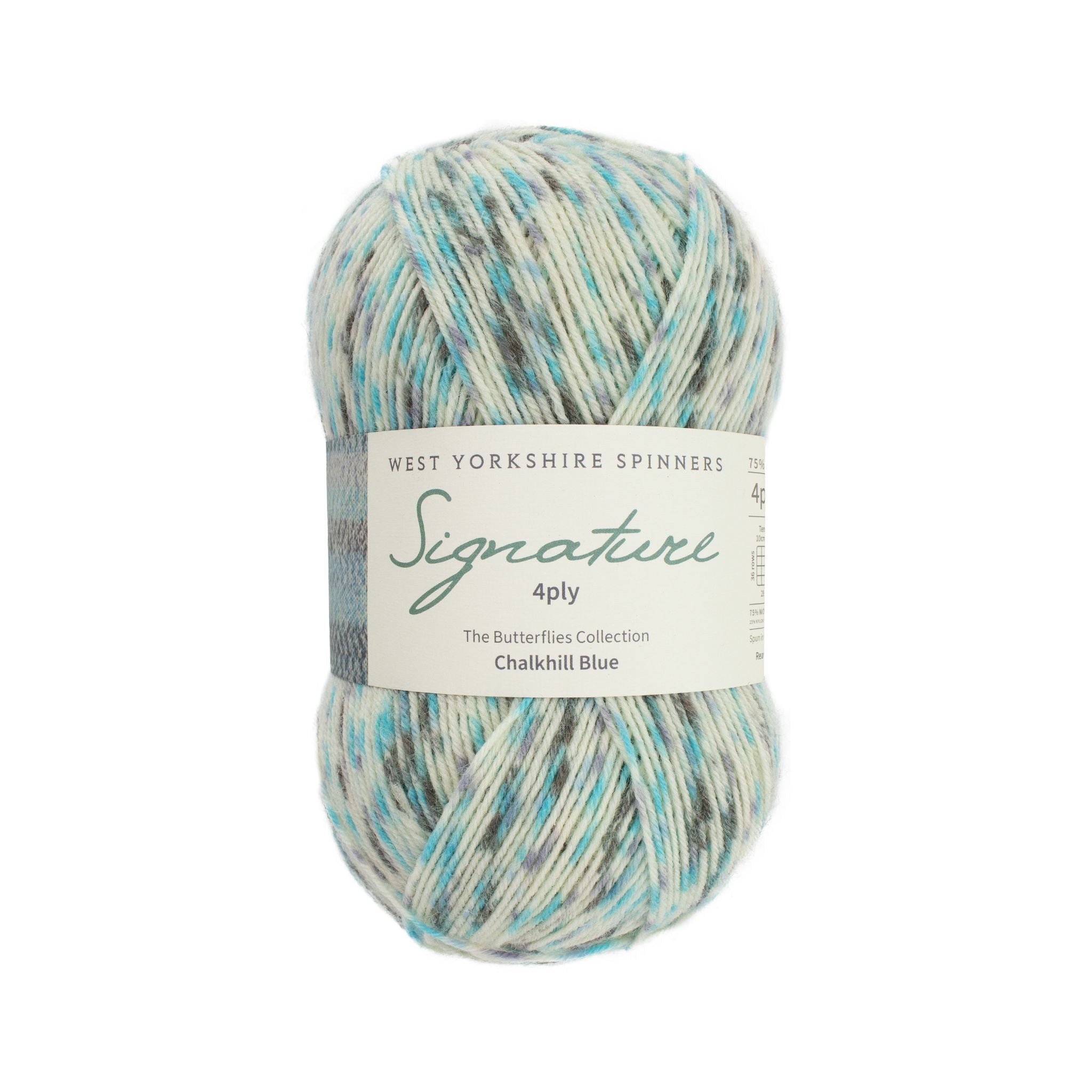 英国の蝶を編む｜シグネチャー 4ply バタフライ｜West Yorkshire