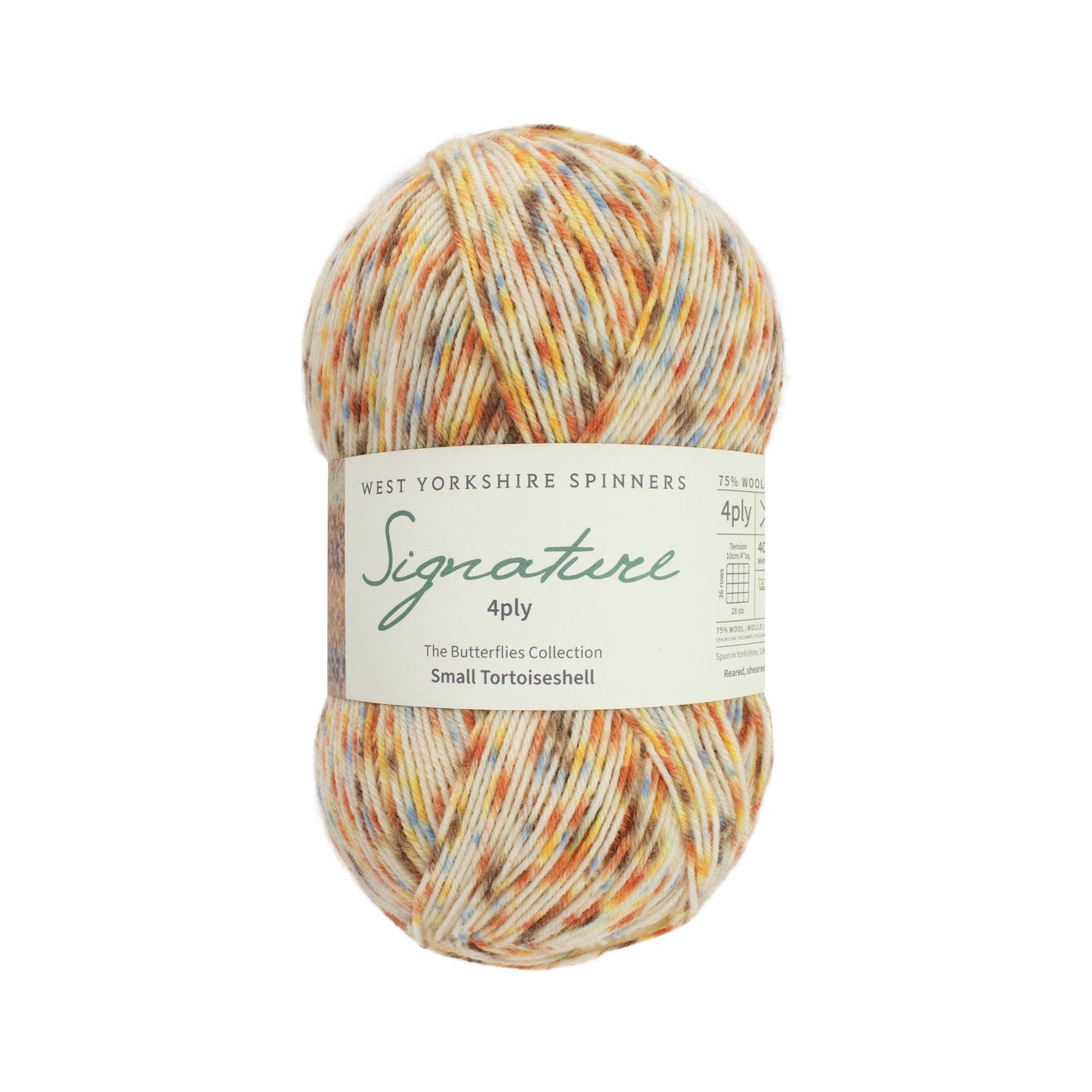 英国の蝶を編む｜シグネチャー 4ply バタフライ｜West Yorkshire Spinners：ウエストヨークシャースピナーズ