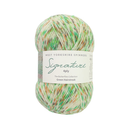 英国の蝶を編む｜シグネチャー 4ply バタフライ｜West Yorkshire Spinners：ウエストヨークシャースピナーズ
